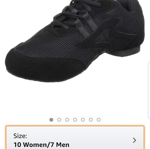 Black Adult Jazz Dance Shoes - Picture 4 of 4